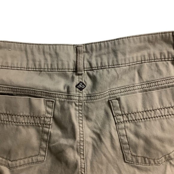 Prana Kayla Straight Leg Jeans Size 4 Taupe Tan Brown - Picture 7 of 9